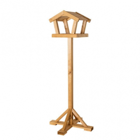 The Denbigh Premium Range Bird Table - Larch/Larch Roof By Johnston And Jeff